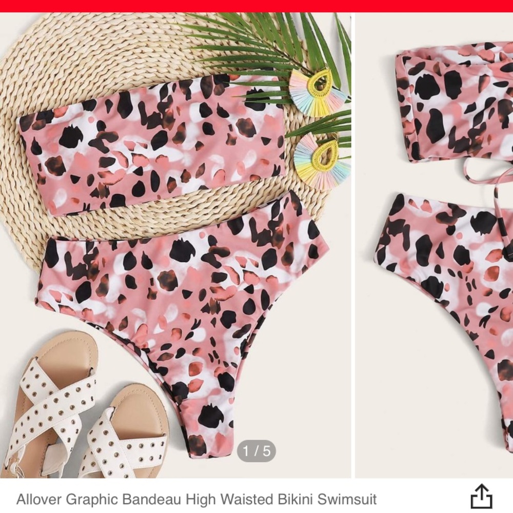 Shein High Waisted Bikini Swimsuit